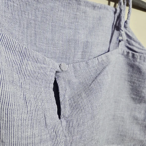 Brandy Melville Cropped Tank Top With Tie Straps Cotton One Size - Picture 4 of 7